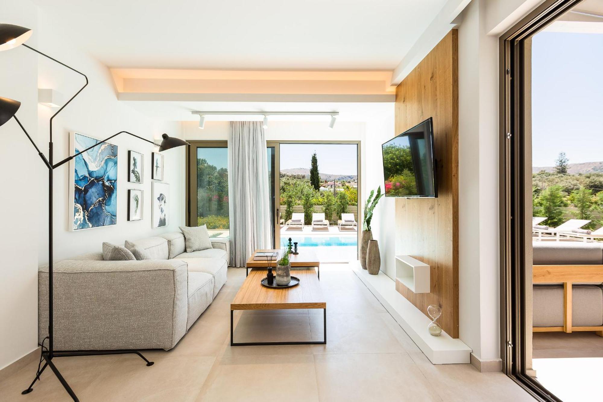 Vasilios Villa, With Pool, Gym & Close To Beach, By Thinkvilla Loutra Exterior foto
